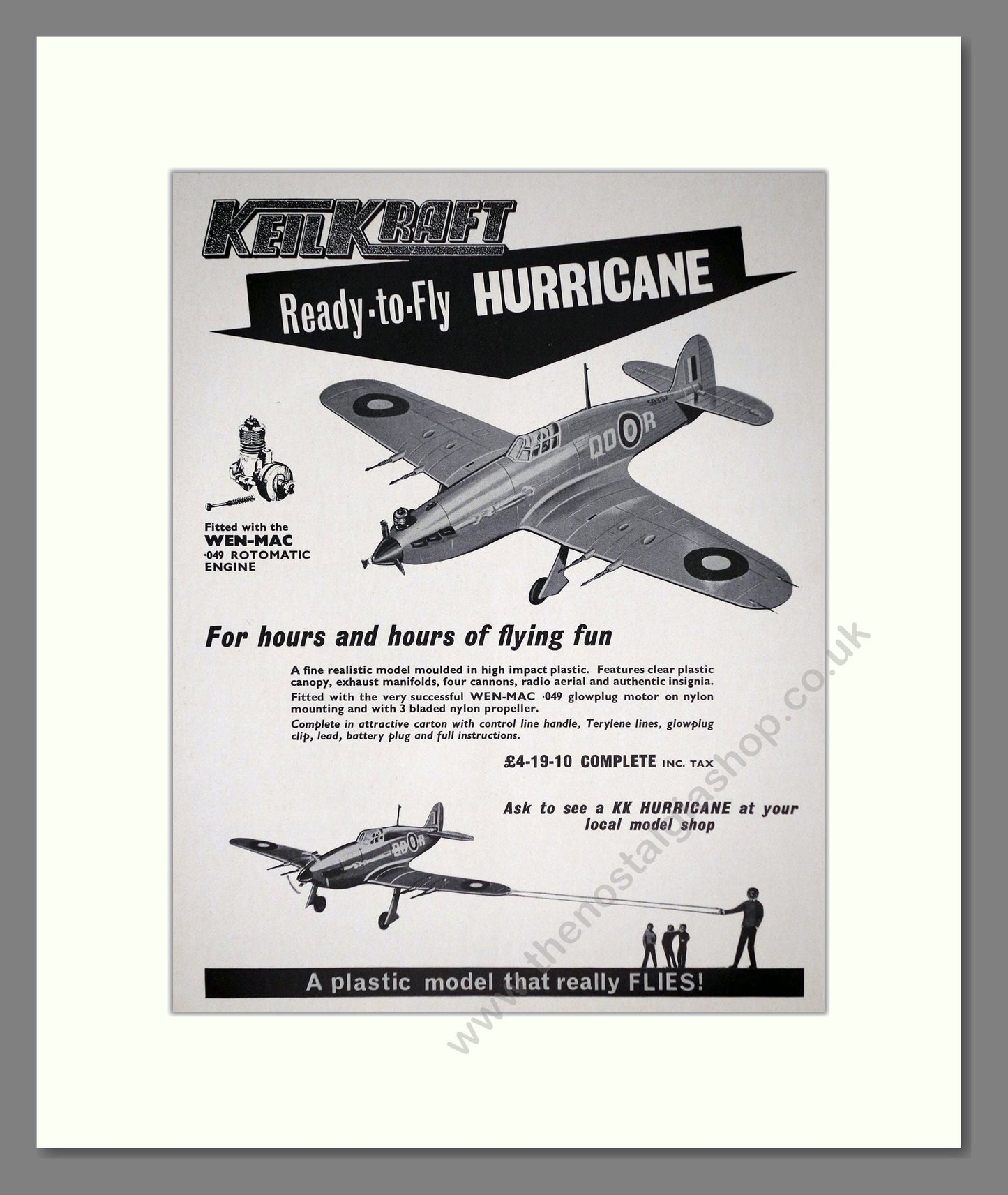KeilKraft - Hurricane. Vintage Advert 1964 (ref AD65973)