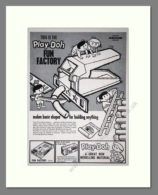 Play-Doh - Fun Factory. Vintage Advert 1964 (ref AD65991)