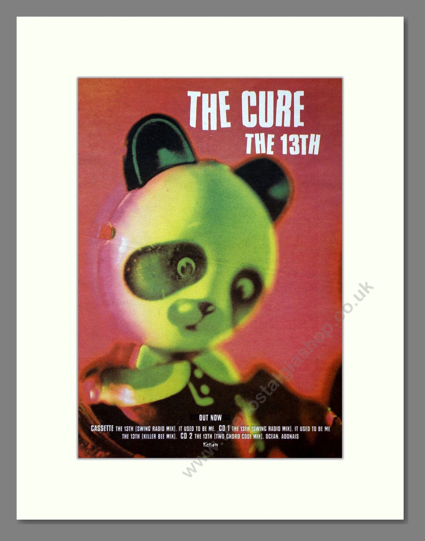 Cure (The) - The 13th. Vintage Advert 1996 (ref AD66344)
