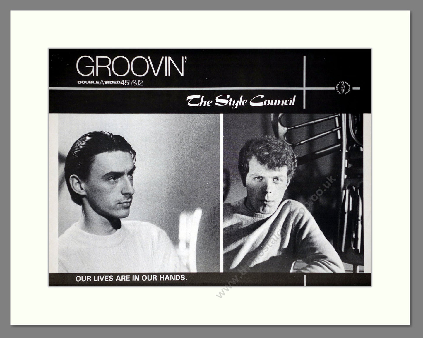 Style Council (The) - Groovin. Vintage Advert 1984 (ref AD66361)
