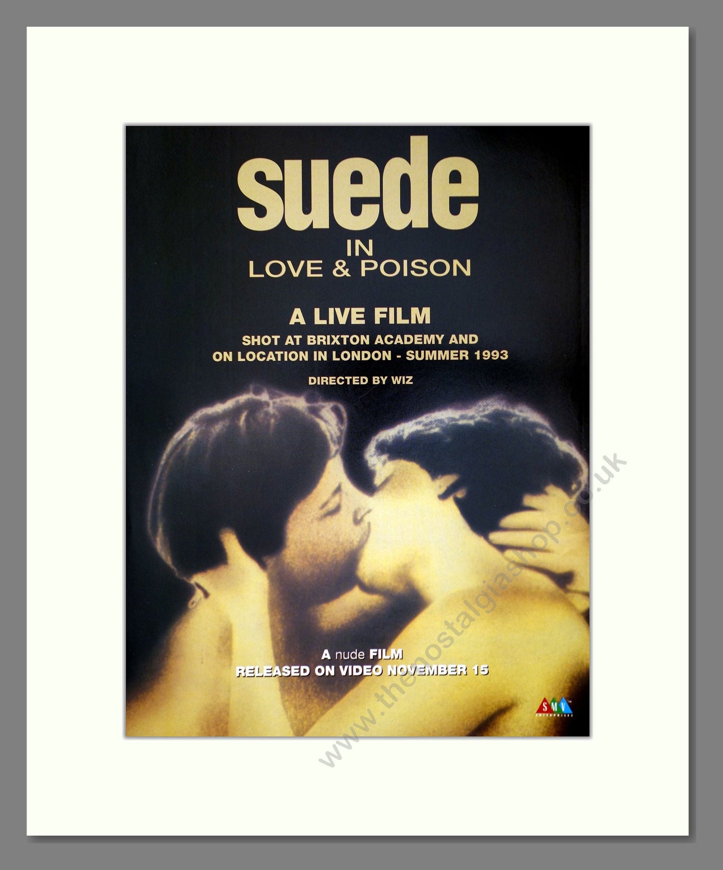 Suede - Love And Poison. Vintage Advert 1993 (ref AD66374)