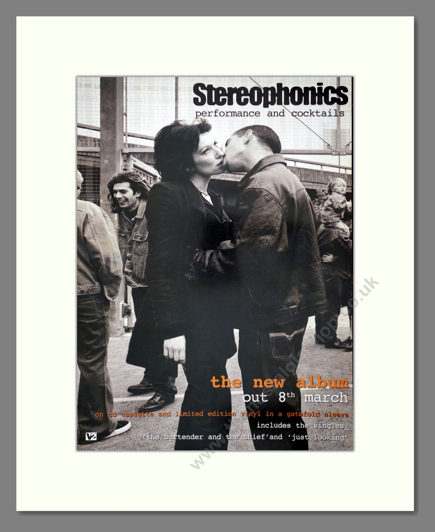 Stereophonics - Performance And Cocktails. Vintage Advert 1999 (ref AD66378)