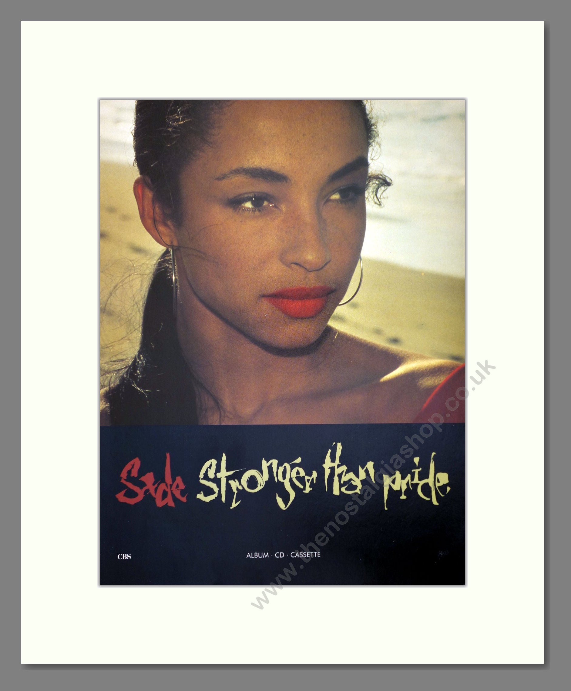 Sade - Stronger Than Pride. Vintage Advert 1988 (ref AD66393)