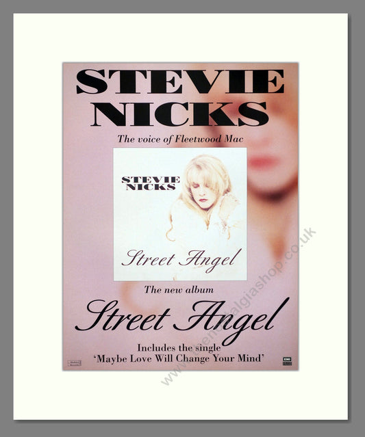 Stevie Nicks - Street Angel. Vintage Advert 1994 (ref AD66394)