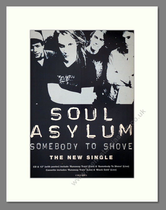 Soul Asylum - Somebody To Shove. Vintage Advert 1993 (ref AD66403)