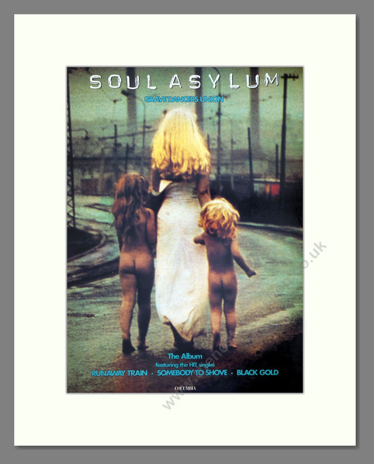 Soul Asylum - Grave Dancers Union. Vintage Advert 1993 (ref AD66405)