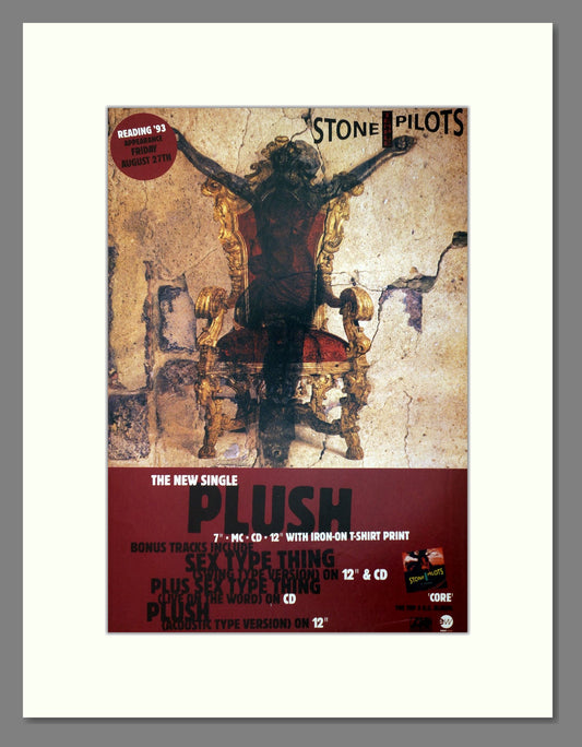 Stone Temple Pilots - Plush. Vintage Advert 1993 (ref AD66413)