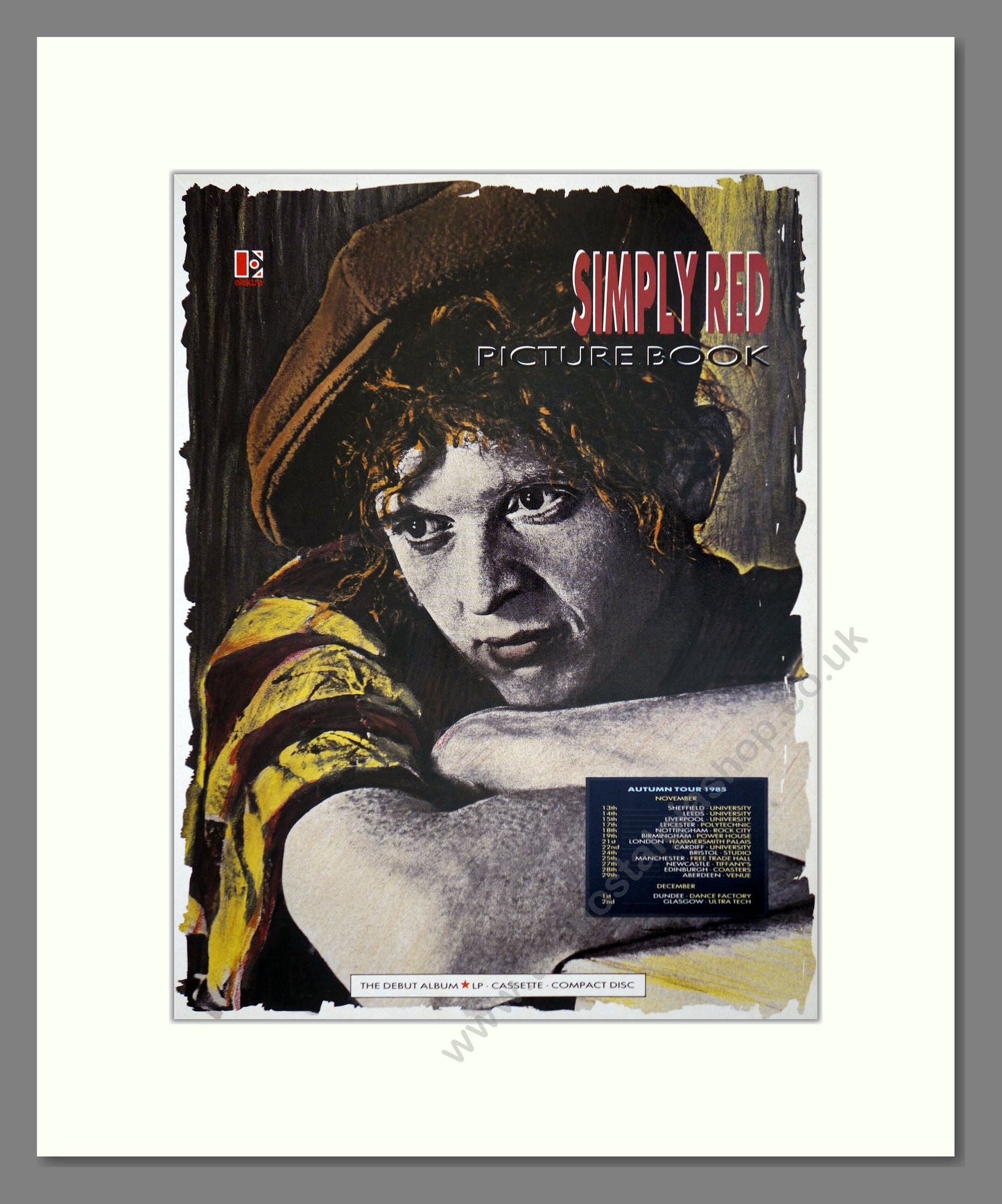 Simply Red - Picture Book. Vintage Advert 1985 (ref AD66428)
