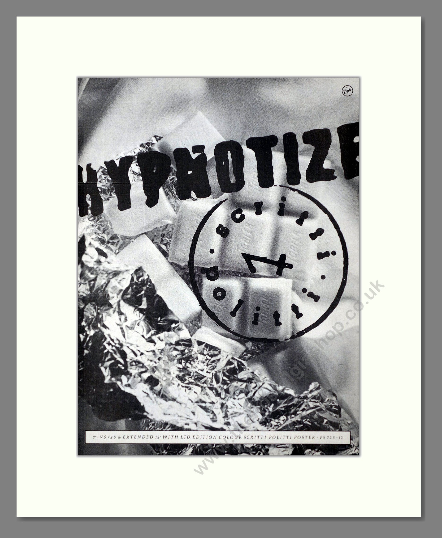 Scritti Politti - Hypnotize. Vintage Advert 1984 (ref AD66438)
