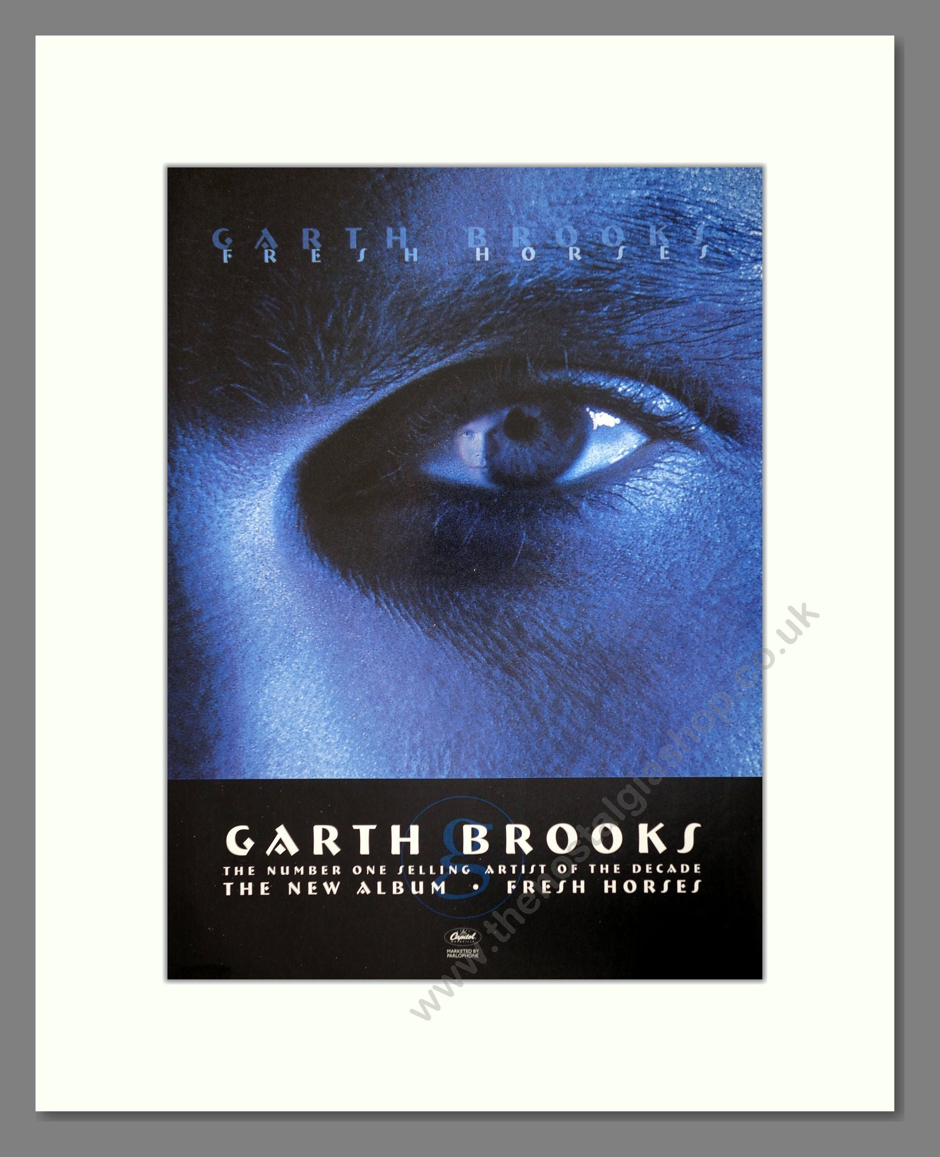 Garth Brooks - Fresh Horses. Vintage Advert 1996 (ref AD66461)