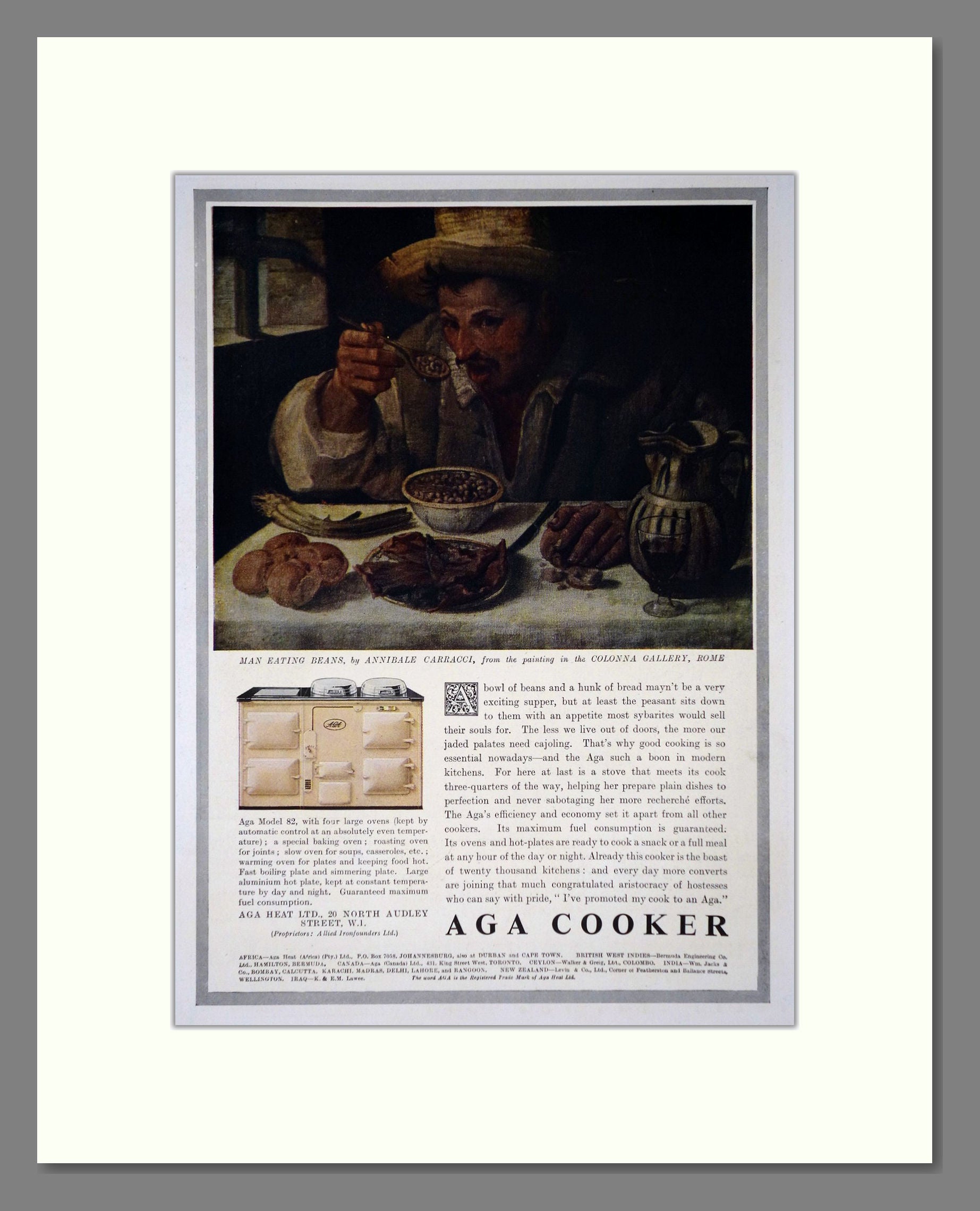 Aga - Cooker. Vintage Advert 1937 (ref AD66558)