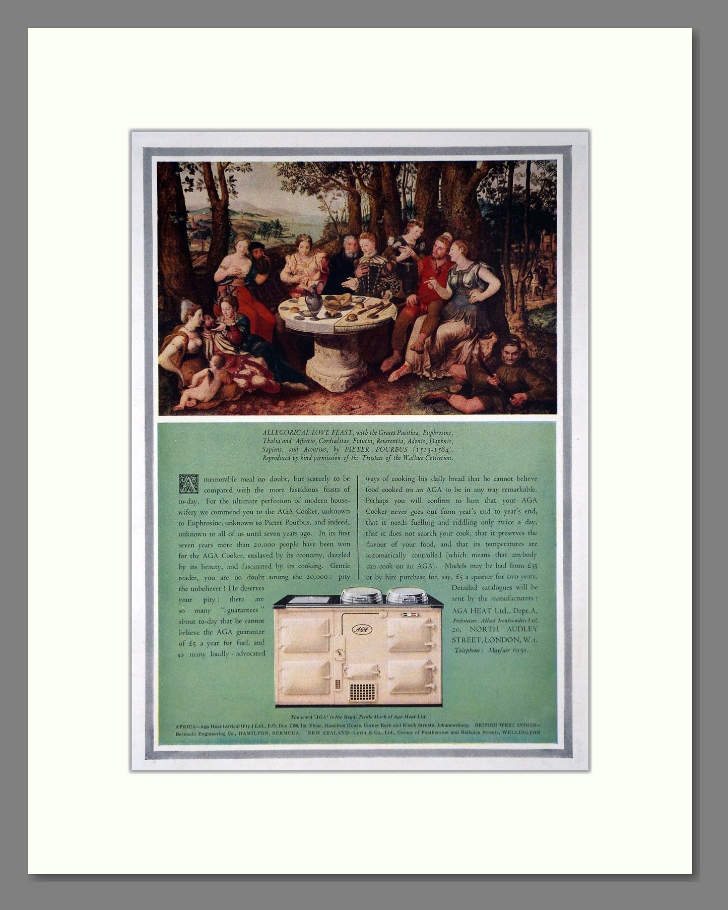 Aga - Cooker. Vintage Advert 1936 (ref AD66561)