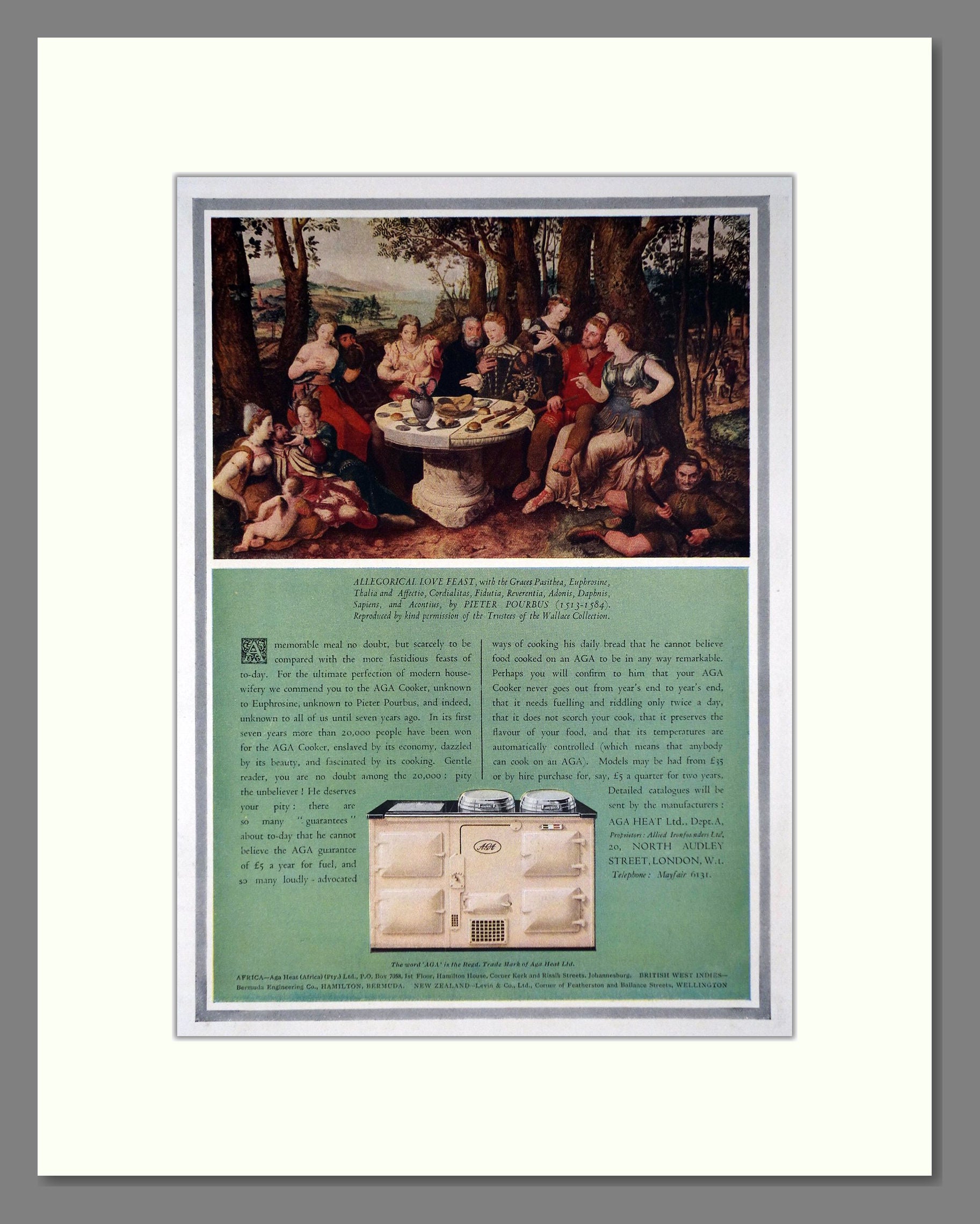 Aga - Cooker. Vintage Advert 1936 (ref AD66561)