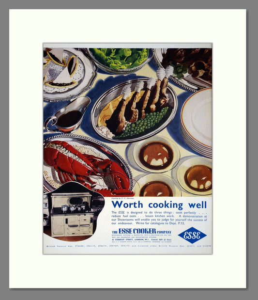 Esse - Cooker. Vintage Advert 1936 (ref AD66593)