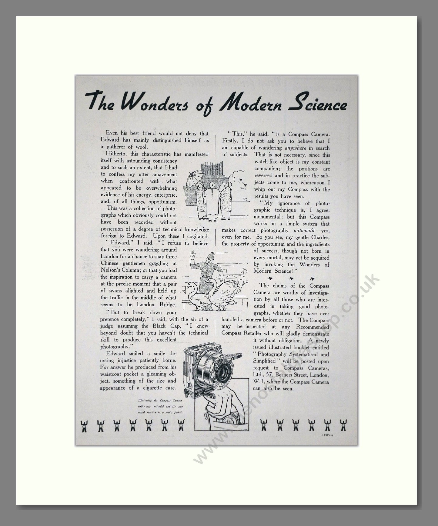 Compass - Camera System. Vintage Advert 1938 (ref AD66778)