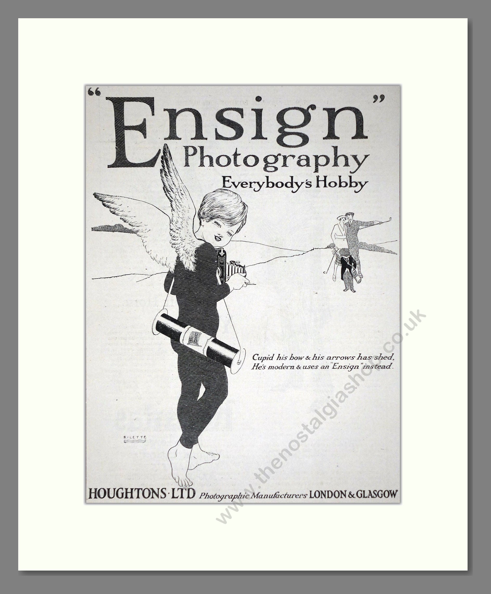 Ensign - Photography. Vintage Advert 1920 (ref AD66782)