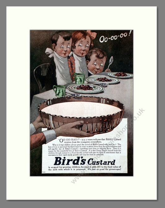 Bird's - Custard. Vintage Advert 1919 (ref AD66789)