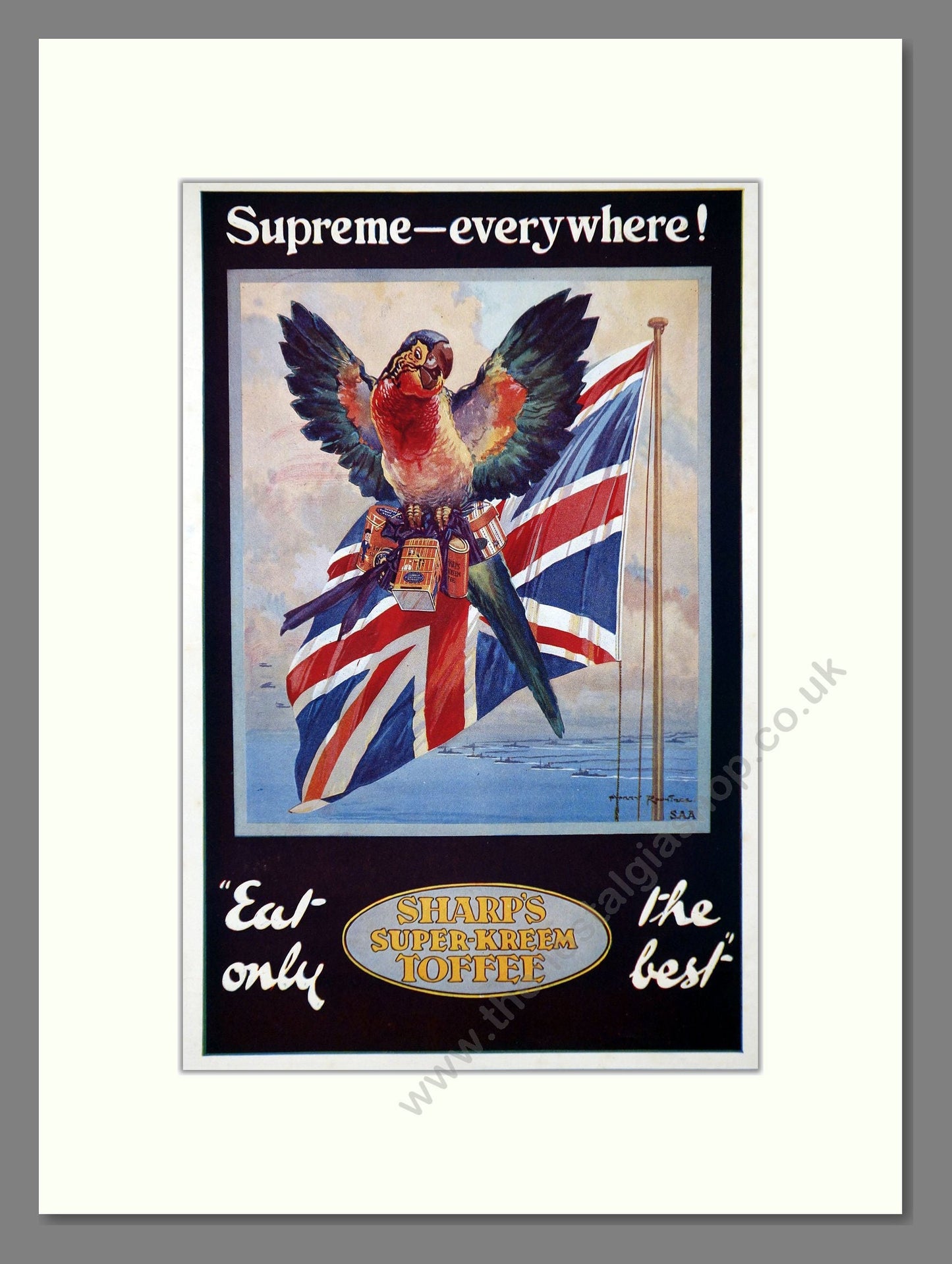 Sharp's - Super-Kreem Toffee. Vintage Advert 1926 (ref AD66869)