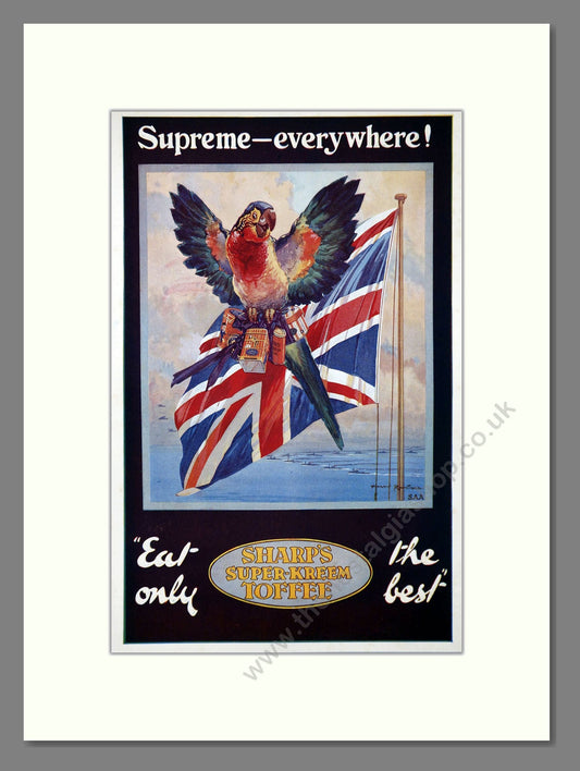Sharp's - Super-Kreem Toffee. Vintage Advert 1926 (ref AD66869)