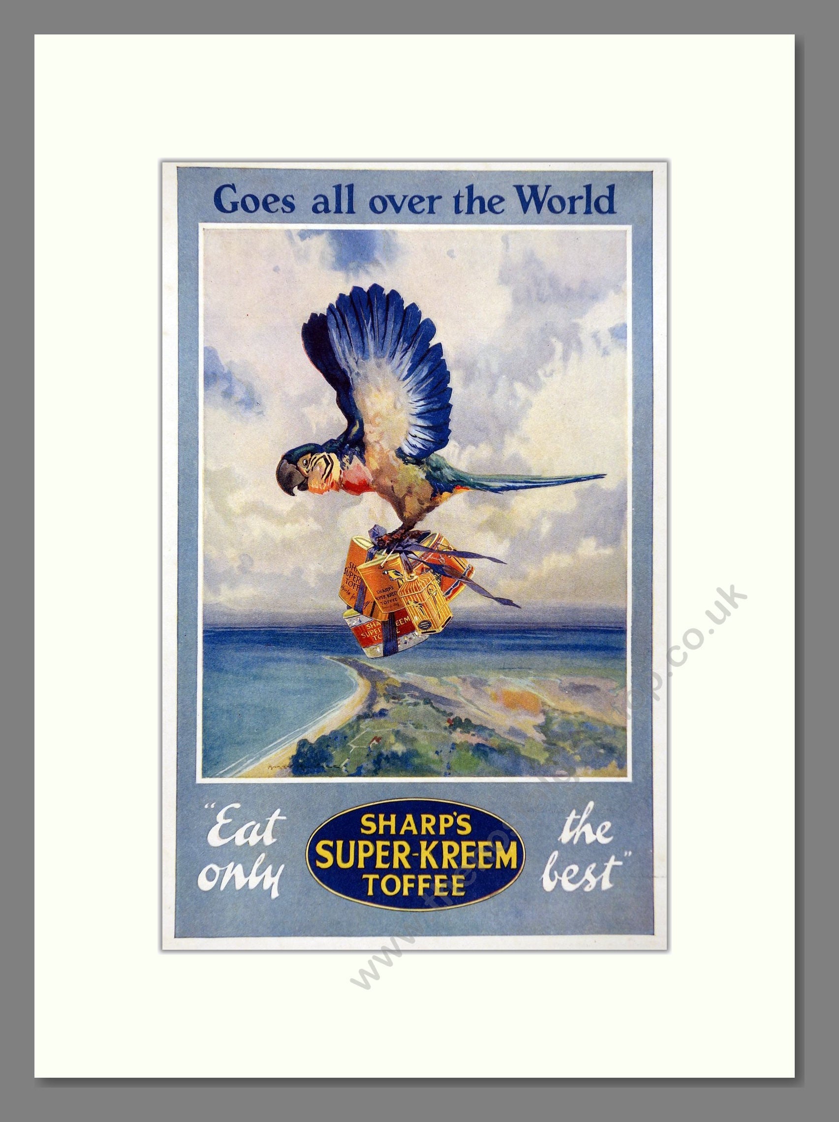 Sharp's - Super-Kreem Toffee. Vintage Advert 1925 (ref AD66871)