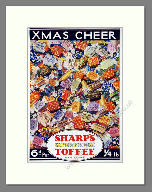 Sharp's - Super-Kreem Toffee. Vintage Advert 1931 (ref AD66872)
