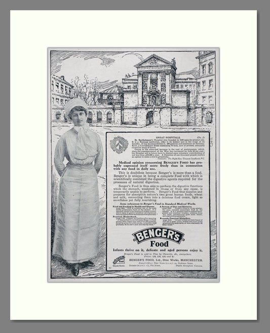 Benger's - Food. Vintage Advert 1920 (ref AD66903)