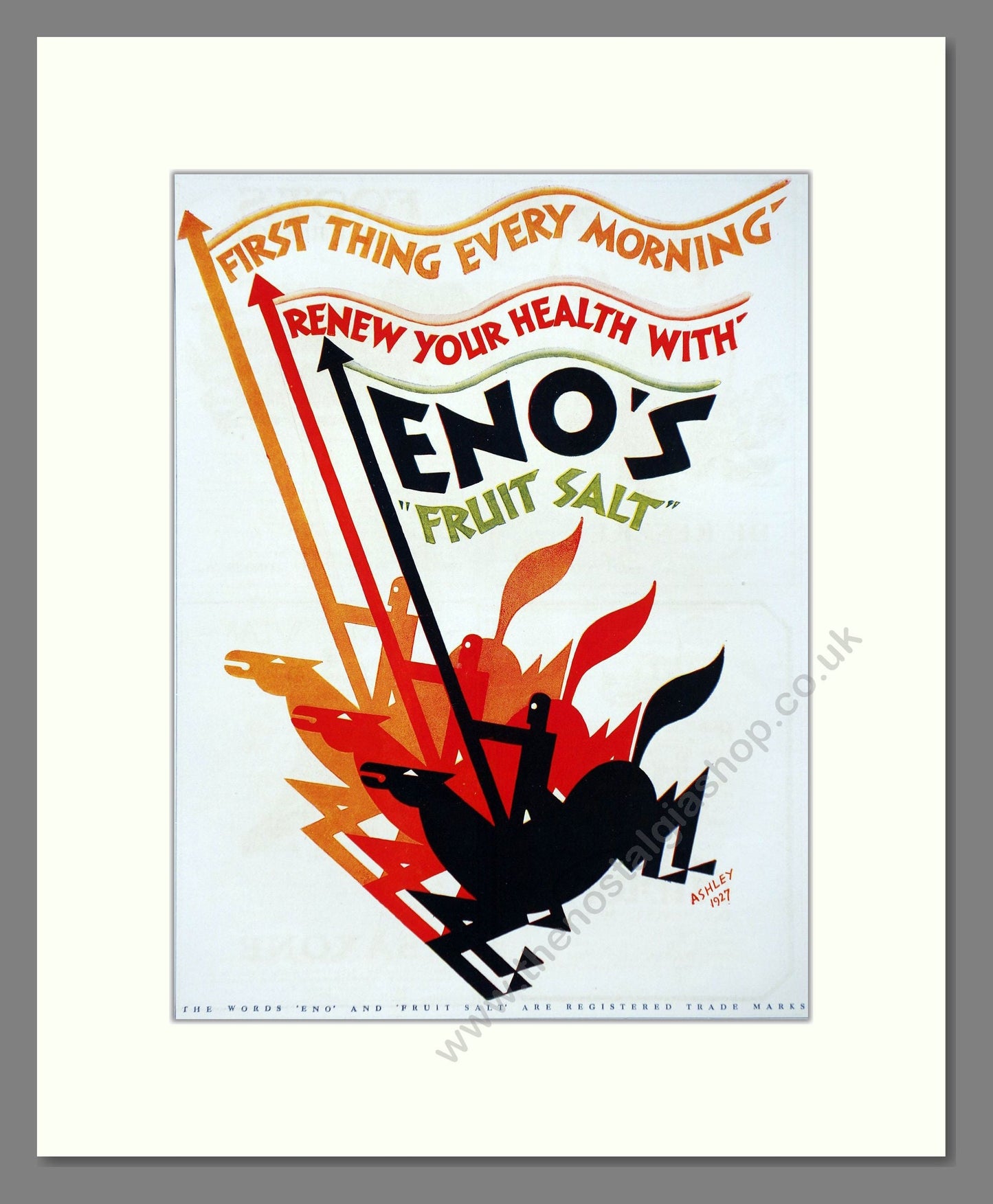 Eno's - Fruit Salt. Vintage Advert 1927 (ref AD66916)