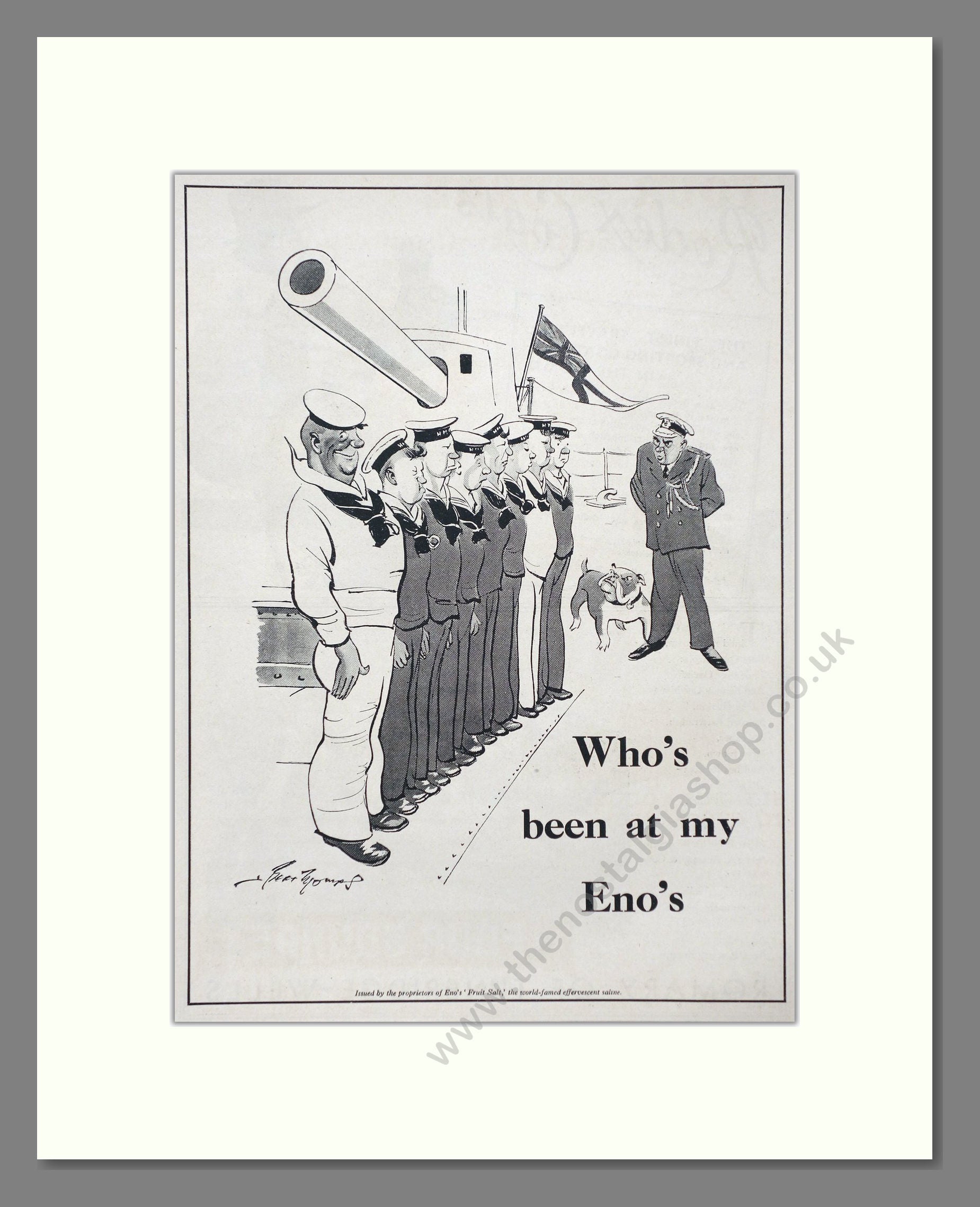 Eno's - Fruit Salt. Vintage Advert 1934 (ref AD66937)