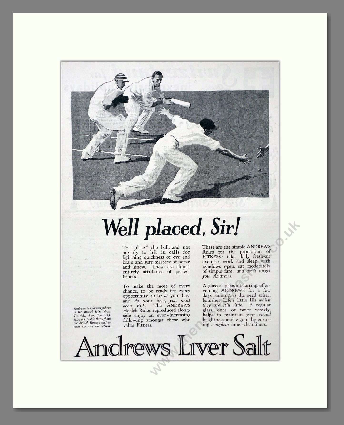 Andrews - Liver Salt. Vintage Advert 1934 (ref AD66941)