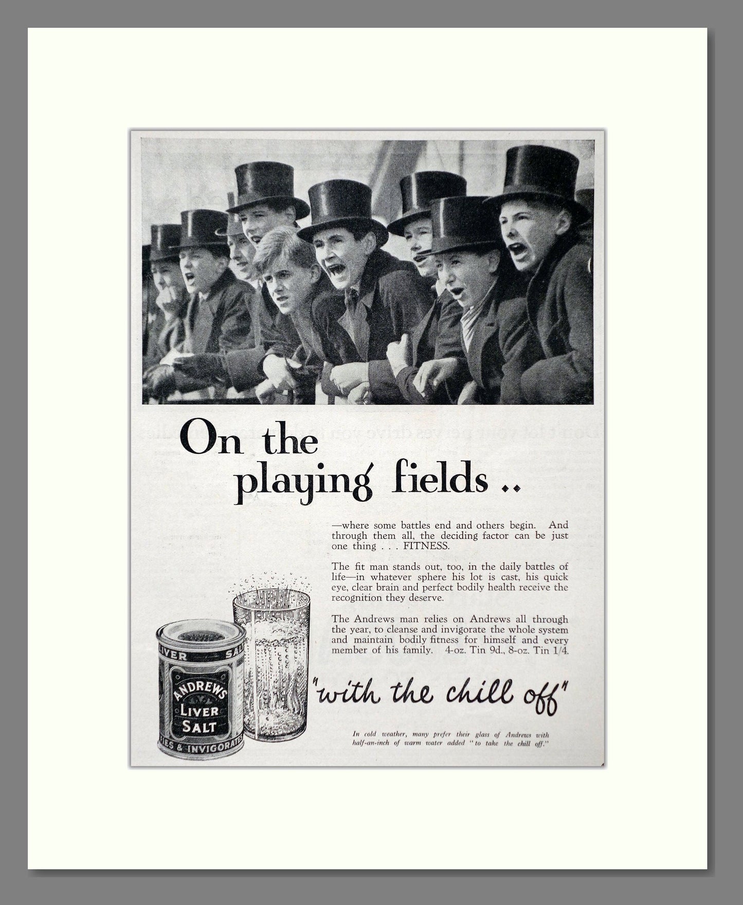 Andrews - Liver Salt. Vintage Advert 1935 (ref AD66950)