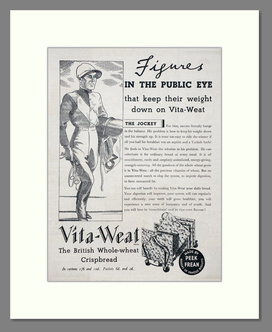 Vita-Weat - Whole Wheat Crispbread. Vintage Advert 1934 (ref AD67004)