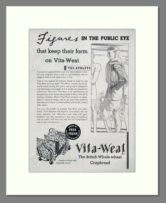 Vita-Weat - Whole Wheat Crispbread. Vintage Advert 1934 (ref AD67005)