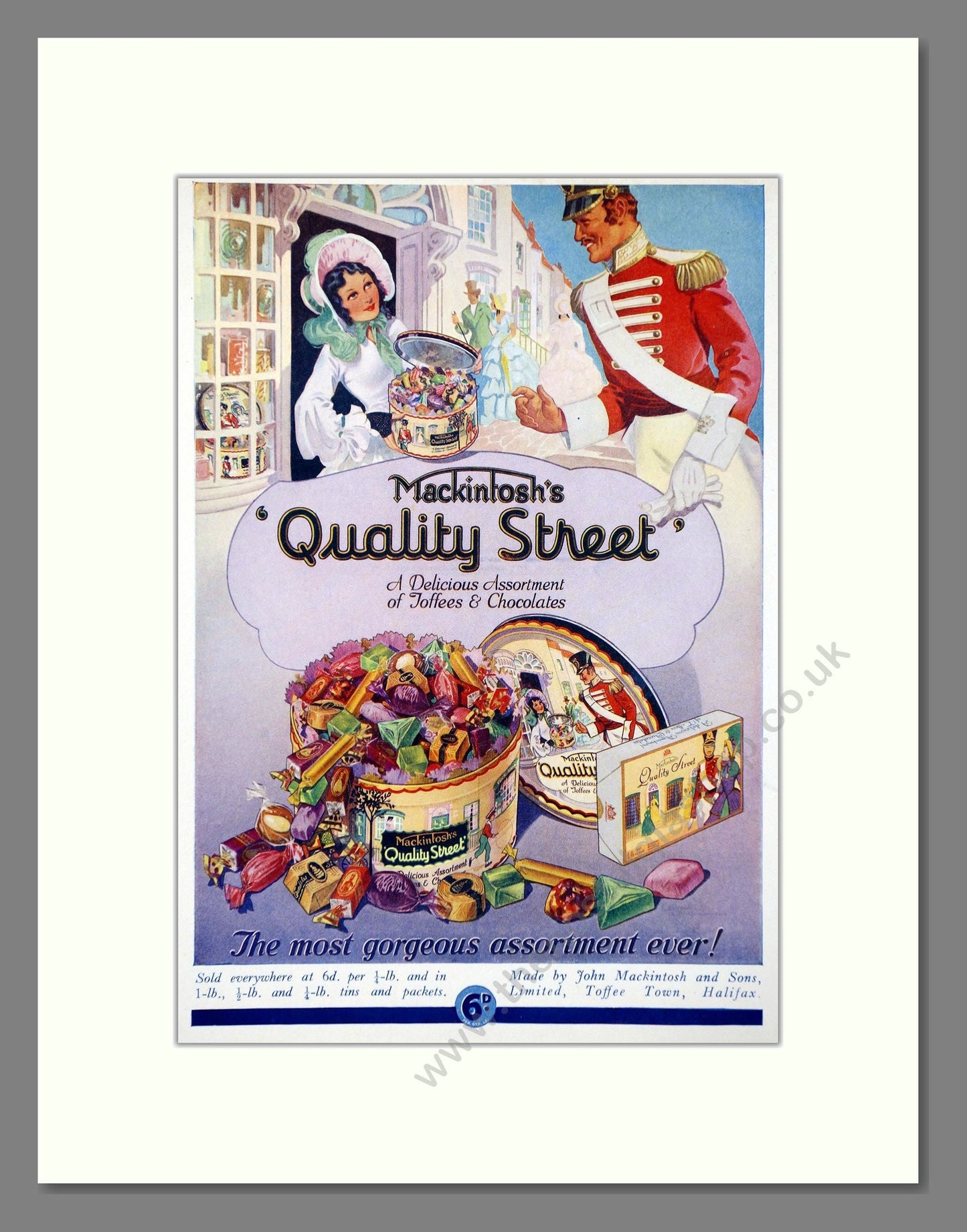 Mackintosh's - Quality Street. Vintage Advert 1936 (ref AD67017)