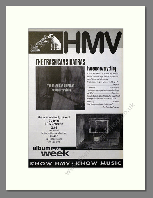 Trash Can Sinatras (The) - I've Seen Everything. Vintage Advert 1993 (ref AD20886)