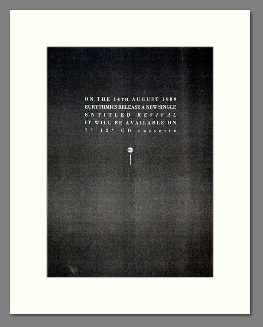 Eurythmics - Revival. Vintage Advert 1989 (ref AD20917)
