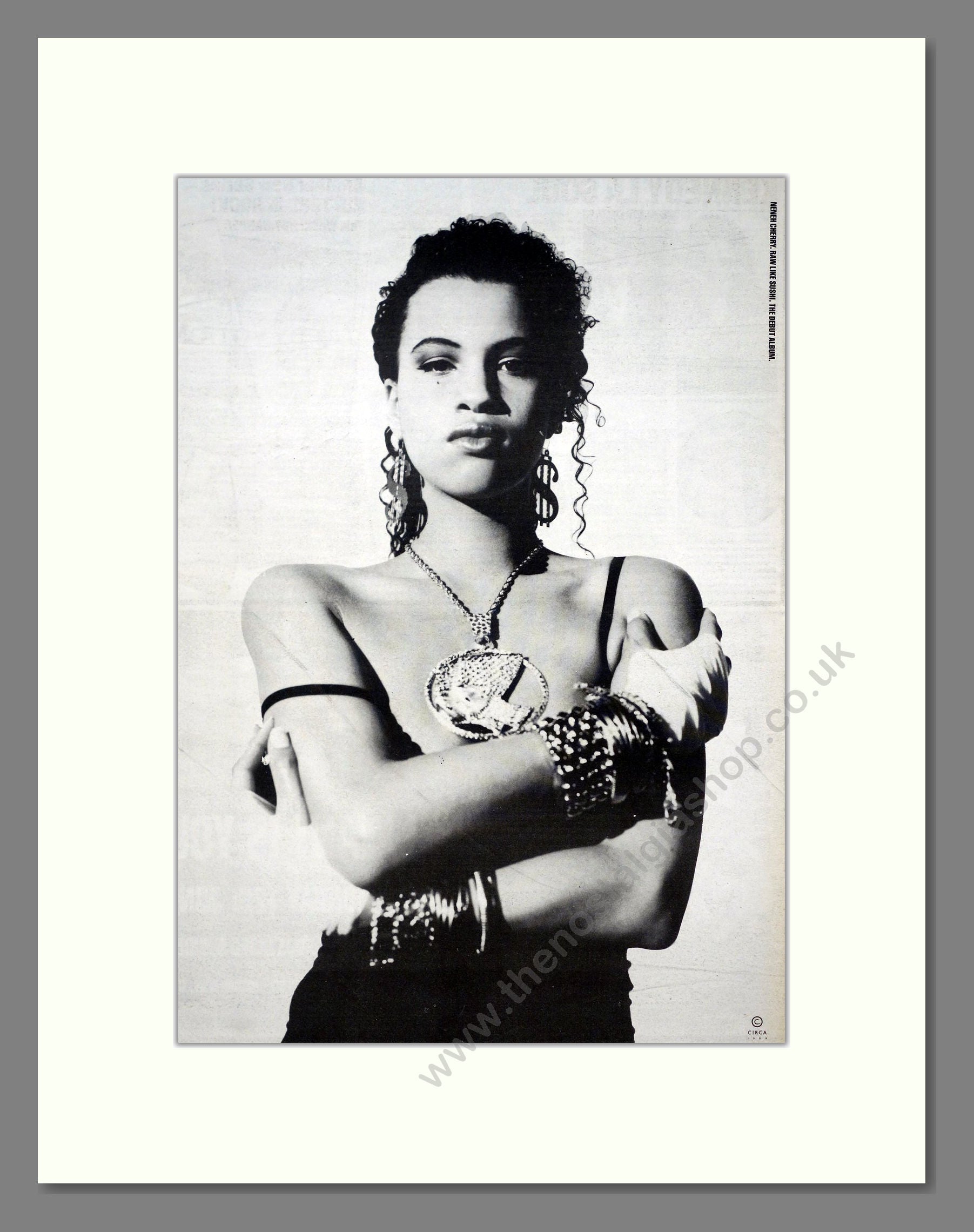 Nenah Cherry - Raw Like Sushi. Vintage Advert 1989 (ref AD20921)