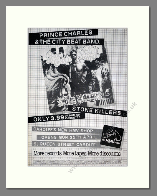 Prince Charles And The City Beat Band - Stone Killers. Vintage Advert 1983 (ref AD20937)