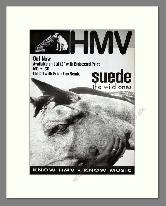 Suede - The Wild Ones. Vintage Advert 1994 (ref AD20947)