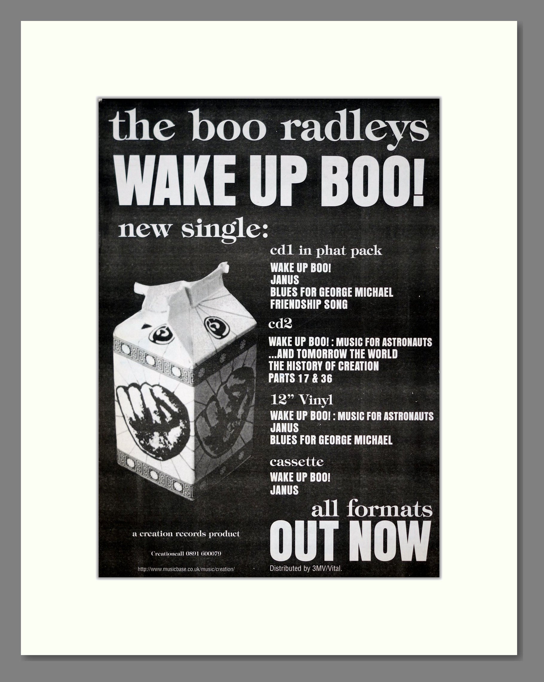 Boo Radleys (The) - Wake Up Boo!. Vintage Advert 1995 (ref AD20949)
