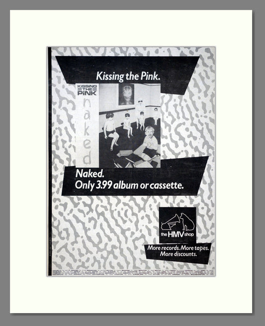 Kissing The Pink - Naked. Vintage Advert 1983 (ref AD20995)