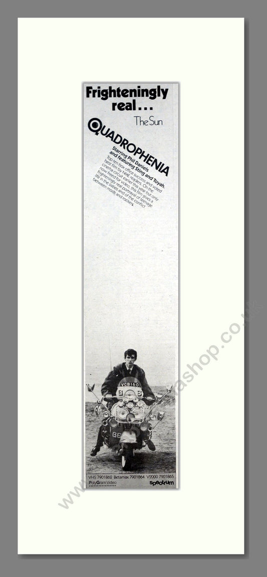 Who (The) - Quadrophenia. Vintage Advert 1981 (ref AD201595)