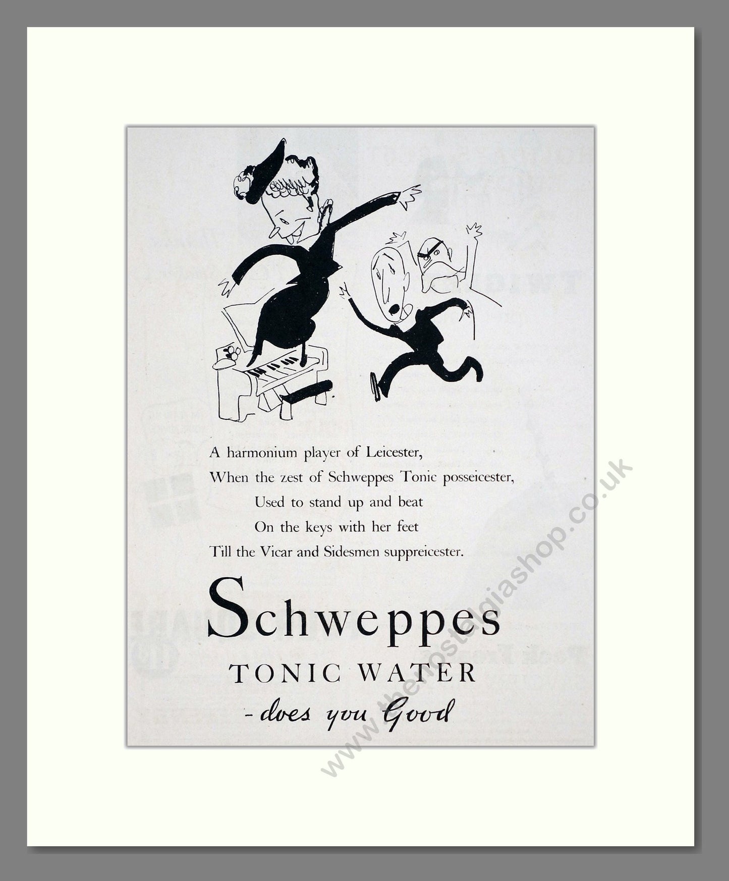 Schweppes - Tonic Water. Vintage Advert 1935 (ref AD67058)