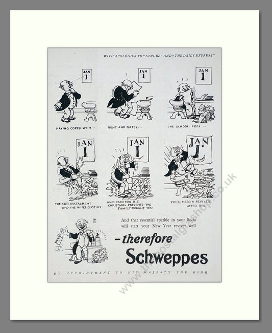 Schweppes - Soda Water. Vintage Advert 1934 (ref AD67061)