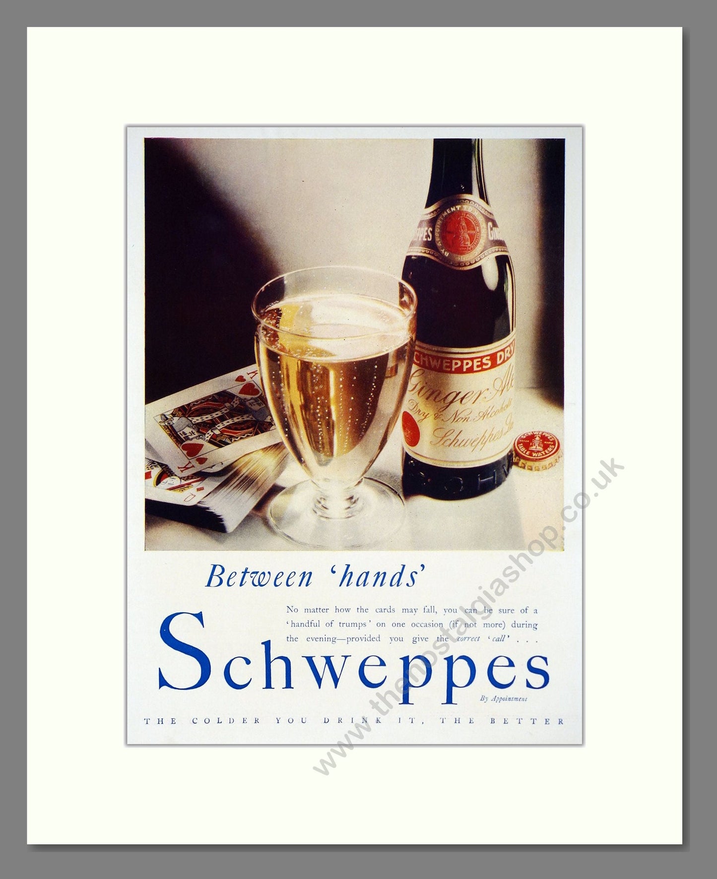 Schweppes - Ginger Ale. Vintage Advert 1936 (ref AD67064)