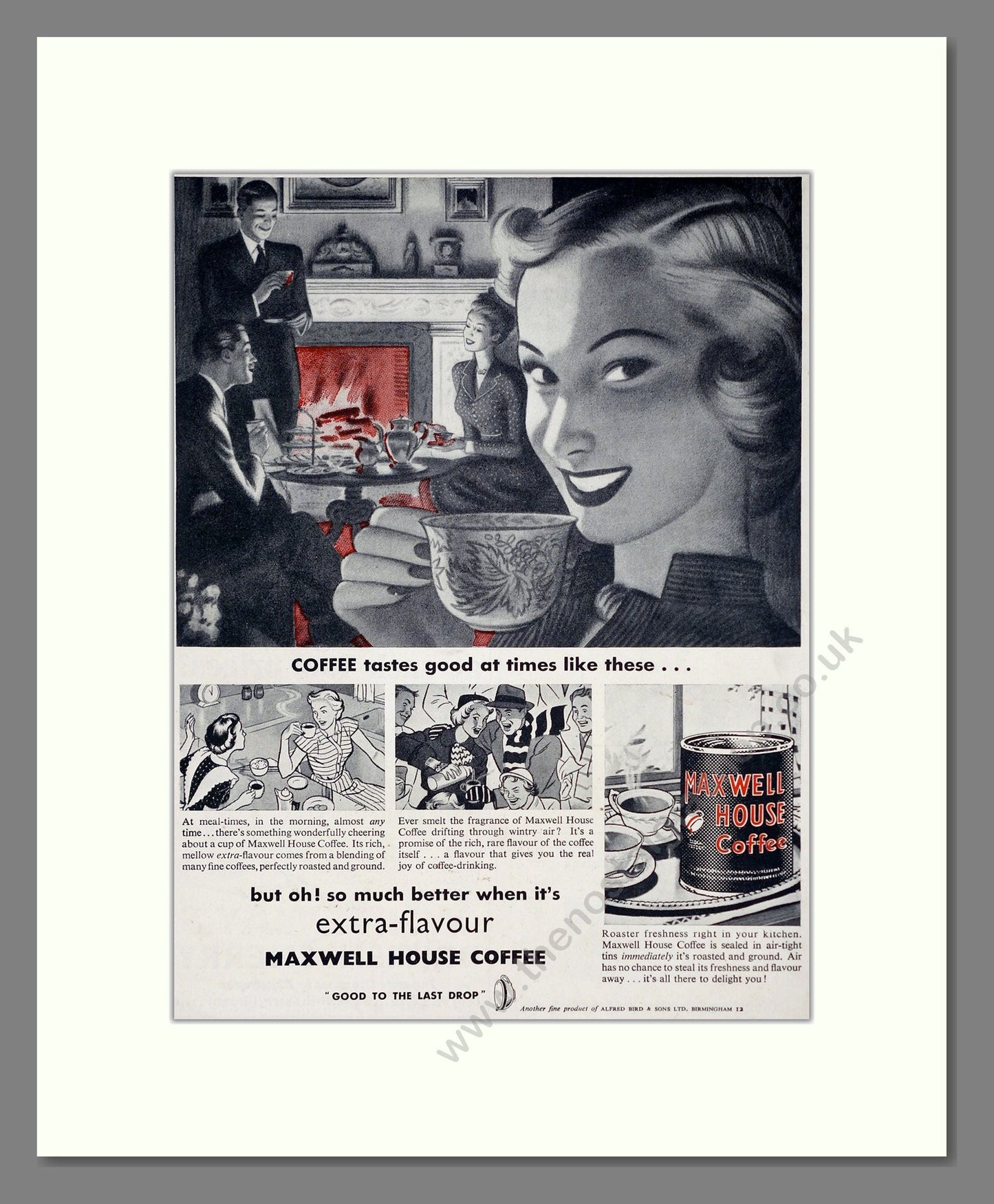 Maxwell House - Coffee. Vintage Advert 1951 (ref AD67113)