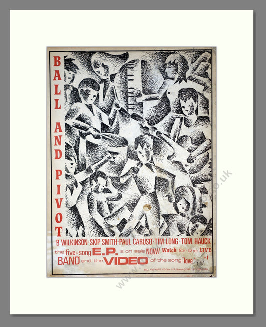 Ball And Pivot - Five Song EP. Vintage Advert 1984 (ref AD21004)