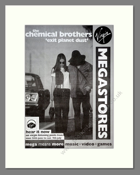 Chemical Brothers (The) - Exit Planet Dust. Vintage Advert 1995 (ref AD21020)