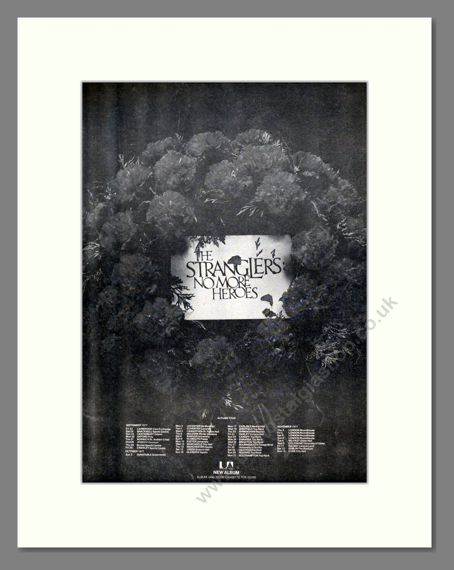 Stranglers (The) - No More Heroes. Vintage Advert 1977 (ref AD21037)