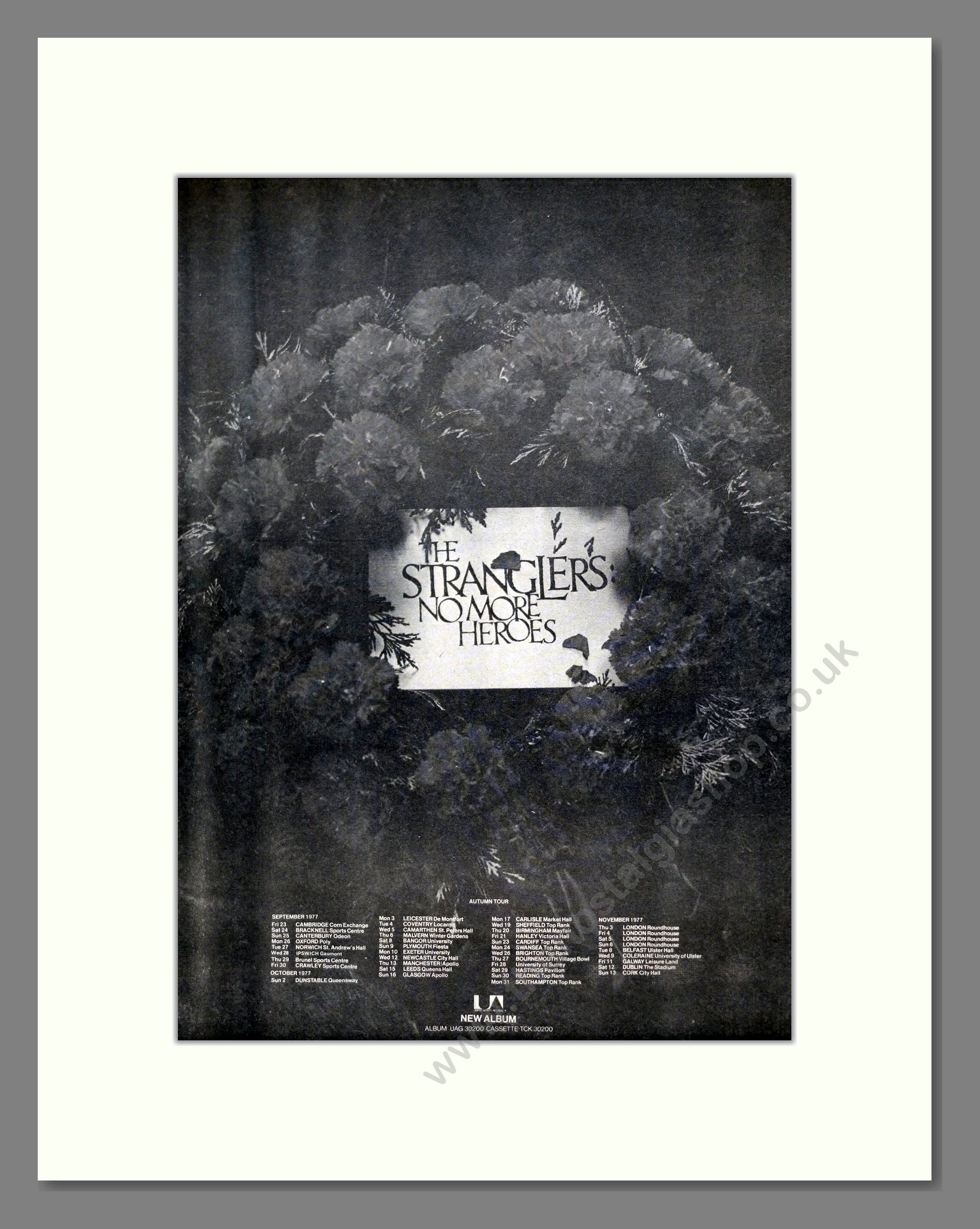 Stranglers (The) - No More Heroes. Vintage Advert 1977 (ref AD21037)