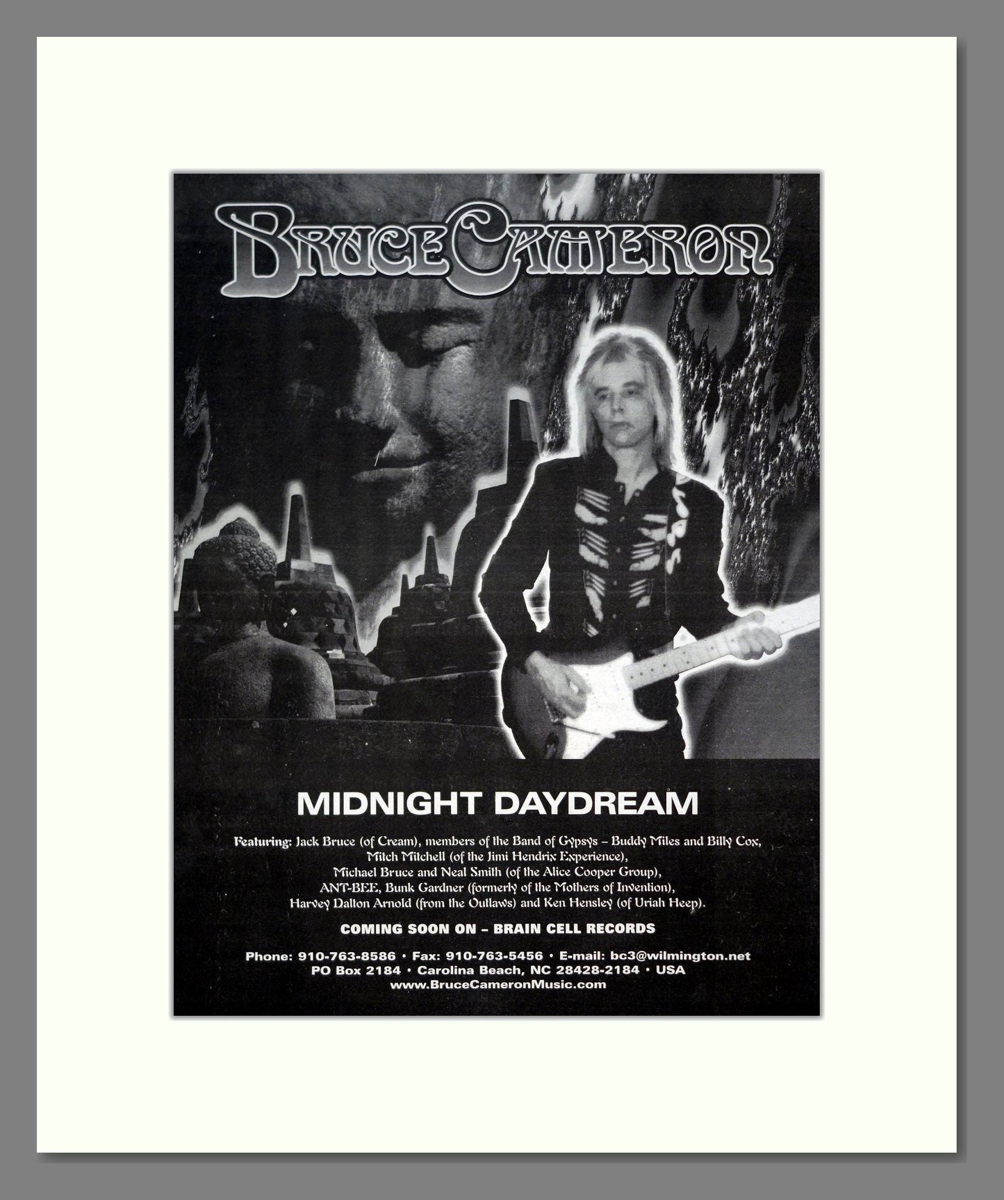 Bruce Cameron - Midnight Daydream. Vintage Advert 1999 (ref AD21038)